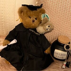 Graduation Bear and College $ Bank